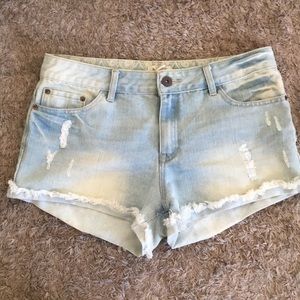 Light Wash Shorts